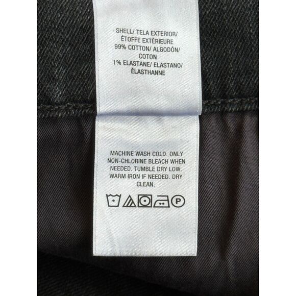 Hudson The Blinder Biker‎ Moto Skinny Denim Jeans Charcoal Black Size 30 - Picture 8 of 8